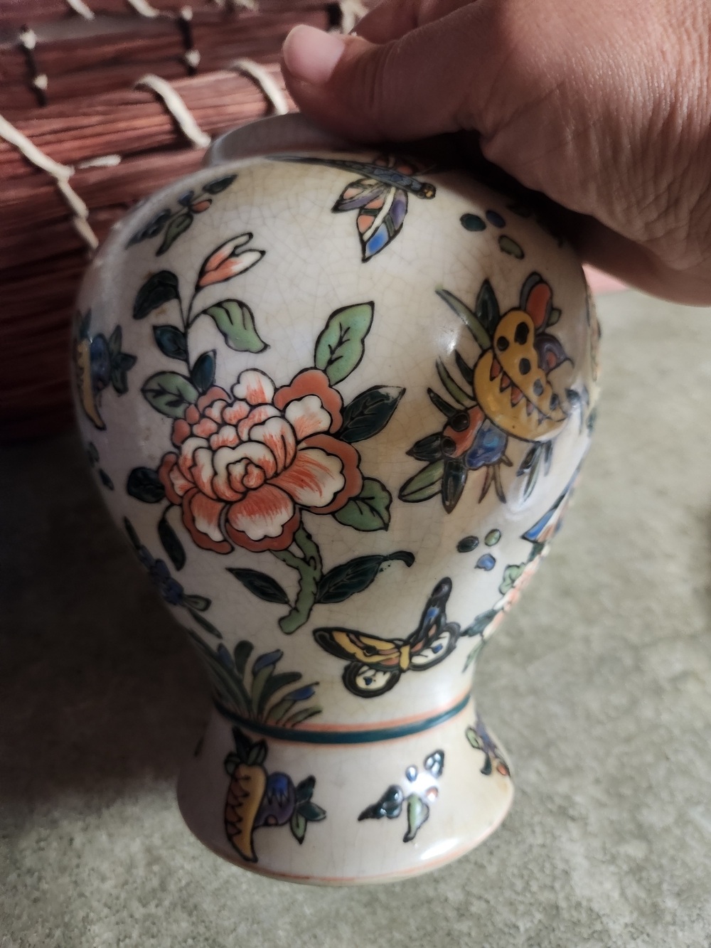 Hand Painted Pottery Vase - Picture 10 of 11